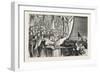 The Princess Louise at Portsmouth, Christening of the Inflexible, 1876, Uk-null-Framed Giclee Print