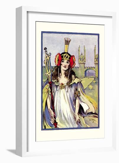 The Princess of Oz-John R. Neill-Framed Art Print