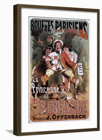 The Princess of Trebizond-Jules Chéret-Framed Giclee Print