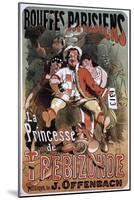 The Princess of Trebizond-Jules Chéret-Mounted Giclee Print