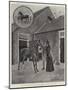 The Princess of Wales and Her Favourite Yearling Alexandra at the Stud Farm, Sandringham-Joseph Holland Tringham-Mounted Giclee Print