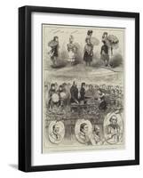 The Princess of Wales Distributing Prizes to the Pupils of the Girls' Public Day Schools at the Roy-null-Framed Giclee Print