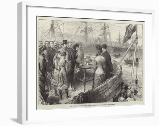 The Princess of Wales Naming the New Alexandra Dock, Liverpool-null-Framed Giclee Print