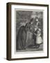 The Princess of Wales Selling Flowers at a Charity Bazaar-Thomas Walter Wilson-Framed Giclee Print