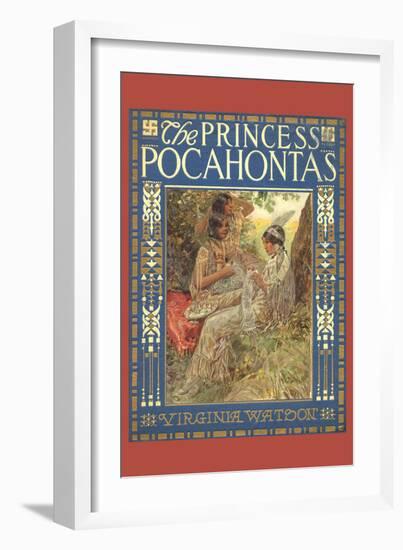 The Princess Pocahontas-null-Framed Art Print