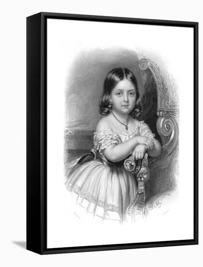 The Princess Royal, Eldest Daughter of Queen Victoria-John Lucas-Framed Stretched Canvas