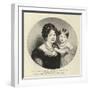 The Princess Victoria at the Age of Two, and the Duchess of Kent-null-Framed Giclee Print