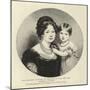 The Princess Victoria at the Age of Two, and the Duchess of Kent-null-Mounted Giclee Print
