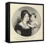 The Princess Victoria at the Age of Two, and the Duchess of Kent-null-Framed Stretched Canvas