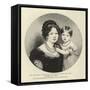 The Princess Victoria at the Age of Two, and the Duchess of Kent-null-Framed Stretched Canvas