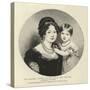 The Princess Victoria at the Age of Two, and the Duchess of Kent-null-Stretched Canvas