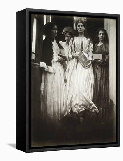 The Princess-Julia Margaret Cameron-Framed Stretched Canvas