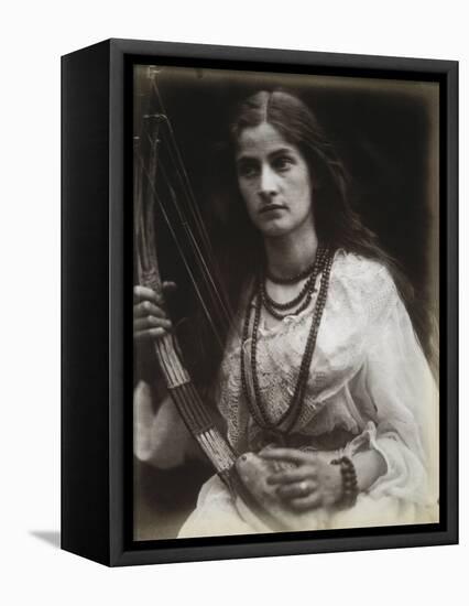 The Princess-Julia Margaret Cameron-Framed Stretched Canvas