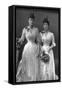 The Princesses Victoria (1868-193) and Maud (1869-193) of Wales, 1890-W&d Downey-Framed Stretched Canvas