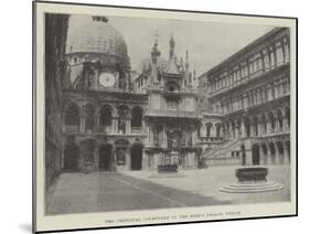 The Principal Courtyard in the Doge's Palace, Venice-null-Mounted Giclee Print