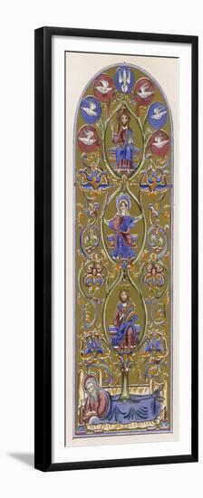 The Principal Figures in the Genealogy of Jesus, Abraham David and Mary-null-Framed Premium Giclee Print