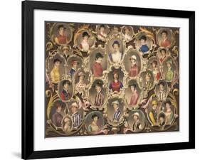 The Principal Jockeys of the North of England-Anson A. Martin-Framed Premium Giclee Print