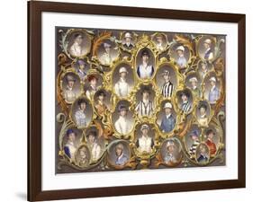 The Principal Jockeys of the South of England-Anson A. Martin-Framed Premium Giclee Print