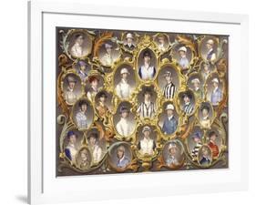 The Principal Jockeys of the South of England-Anson A. Martin-Framed Premium Giclee Print