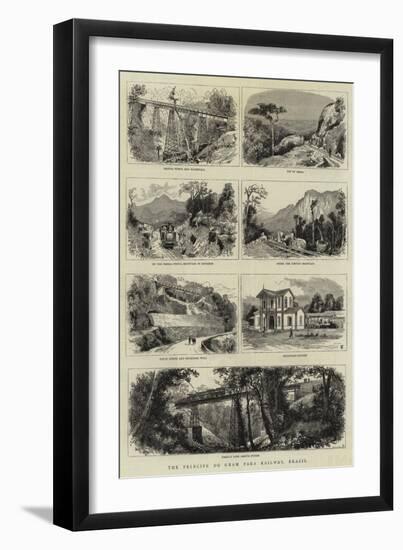 The Principe Do Gram Para Railway, Brazil-null-Framed Giclee Print