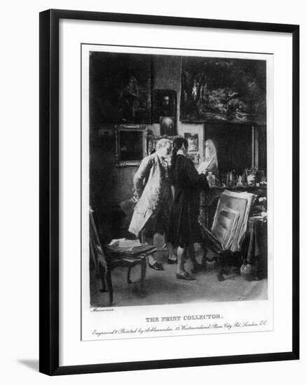 The Print Collector, 1908-1909-A Alexander-Framed Giclee Print