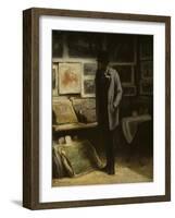 The Print Collector, C.1857-63-Honore Daumier-Framed Giclee Print