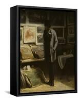 The Print Collector, C.1857-63-Honore Daumier-Framed Stretched Canvas