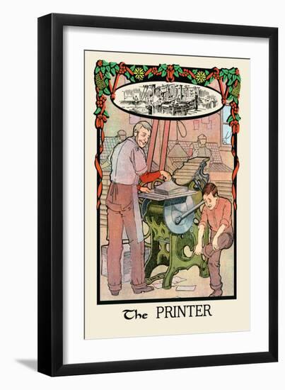 The Printer-H.o. Kennedy-Framed Art Print