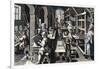 The printing of books (Printing office)-French School-Framed Giclee Print