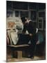 The Prints Collector-Honoré Daumier-Mounted Giclee Print