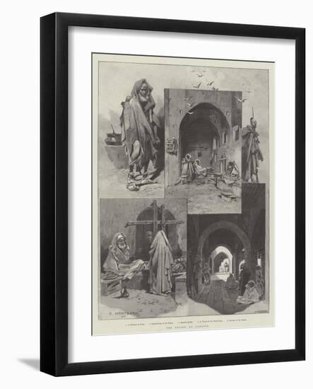 The Prison at Tangier-Charles Auguste Loye-Framed Giclee Print