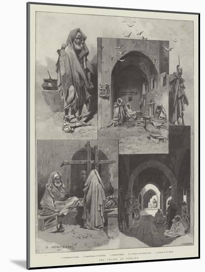 The Prison at Tangier-Charles Auguste Loye-Mounted Giclee Print