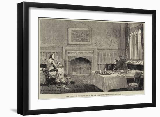 The Prison in the Clock-Tower of the Palace of Westminster-null-Framed Giclee Print