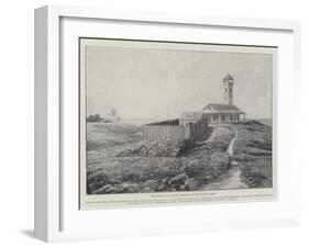 The Prison of Captain Dreyfus on the Ile Du Diable-null-Framed Giclee Print