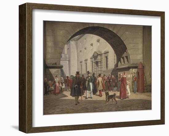 The Prison of Copenhagen, 1831-Martinus Rorbye-Framed Giclee Print