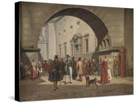 The Prison of Copenhagen, 1831-Martinus Rorbye-Stretched Canvas