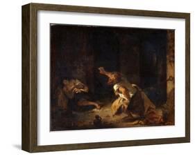 The Prisoner of Chillon-Eugene Delacroix-Framed Giclee Print