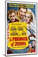 The Prisoner of Zenda, 1937-null-Mounted Giclee Print