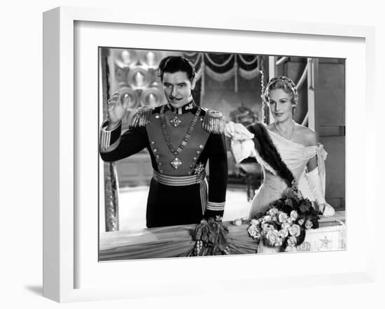 The Prisoner Of Zenda, Ronald Colman, Madeleine Carroll, 1937-null-Framed Photo