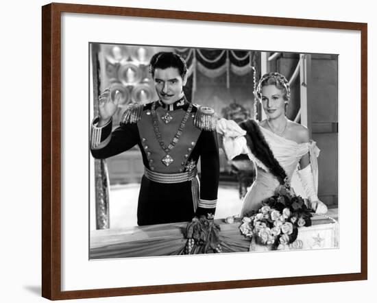 The Prisoner Of Zenda, Ronald Colman, Madeleine Carroll, 1937-null-Framed Photo