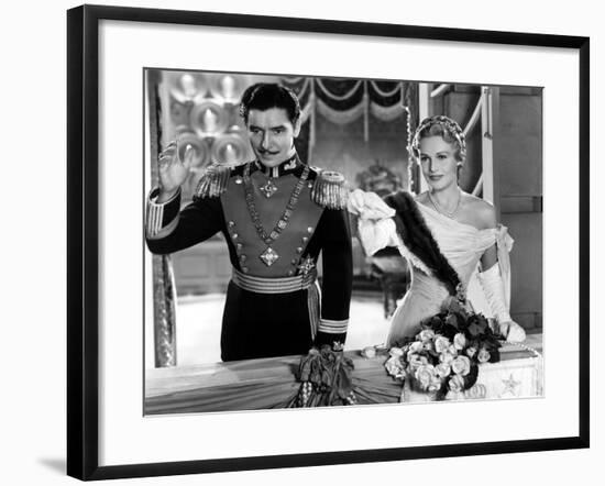 The Prisoner Of Zenda, Ronald Colman, Madeleine Carroll, 1937-null-Framed Photo