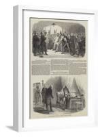 The Prisoners at Vincennes-null-Framed Giclee Print