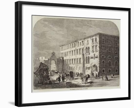 The Prisons of the Vicaria, at Naples-null-Framed Giclee Print