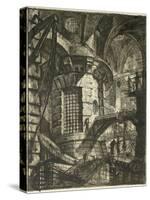 The Prisons-Giovanni Battista Piranesi-Stretched Canvas