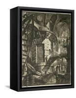 The Prisons-Giovanni Battista Piranesi-Framed Stretched Canvas