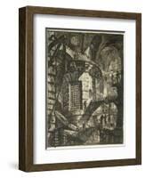 The Prisons-Giovanni Battista Piranesi-Framed Giclee Print