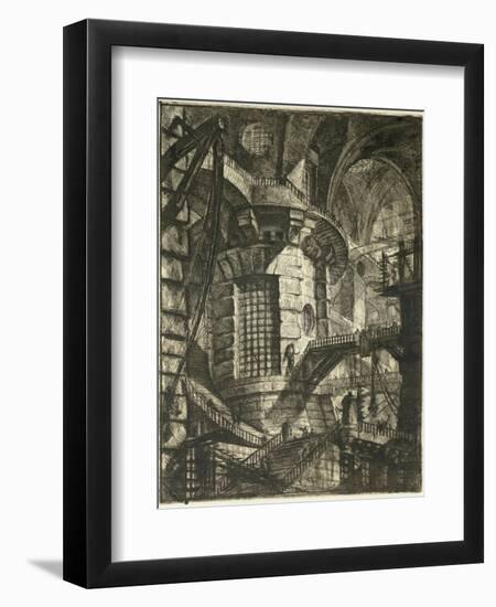 The Prisons-Giovanni Battista Piranesi-Framed Giclee Print