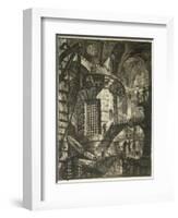 The Prisons-Giovanni Battista Piranesi-Framed Giclee Print