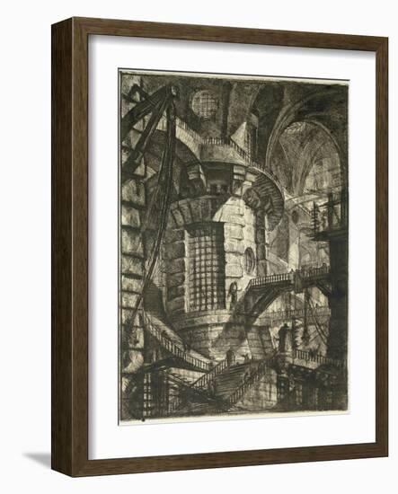 The Prisons-Giovanni Battista Piranesi-Framed Giclee Print