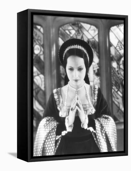 The Private Life of Henry Viii, Merle Oberon as Anne Boleyn, 1933-null-Framed Stretched Canvas